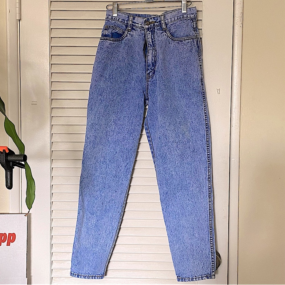 bill blass Light Blue Straight Leg Jeans